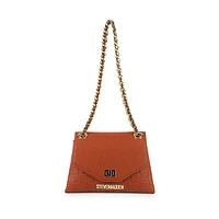 Logo-Debossed Chain Crossbody Bag