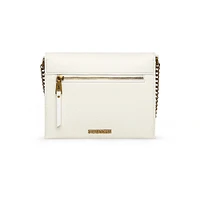 Bleading Pebbled Chain Crossbody Bag