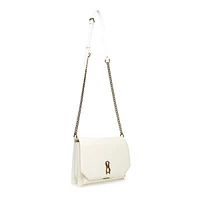 Bleading Pebbled Chain Crossbody Bag