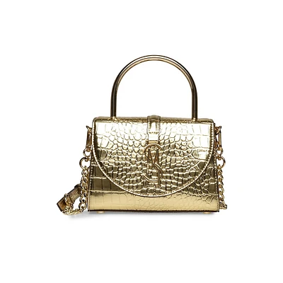 Beilish Croc-Embossed Shoulder Bag