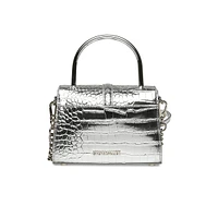 Beilish Croc-Embossed Shoulder Bag