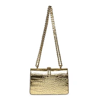 Btroya Croc-Embossed Chain Crossbody Bag