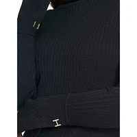 Plus H-Cuff Fitted Turtleneck Sweater