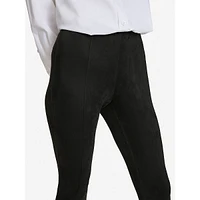 Scuba Suede Skinny-Leg Pants