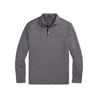 Custom-Slim Fit Herringbone Polo Shirt