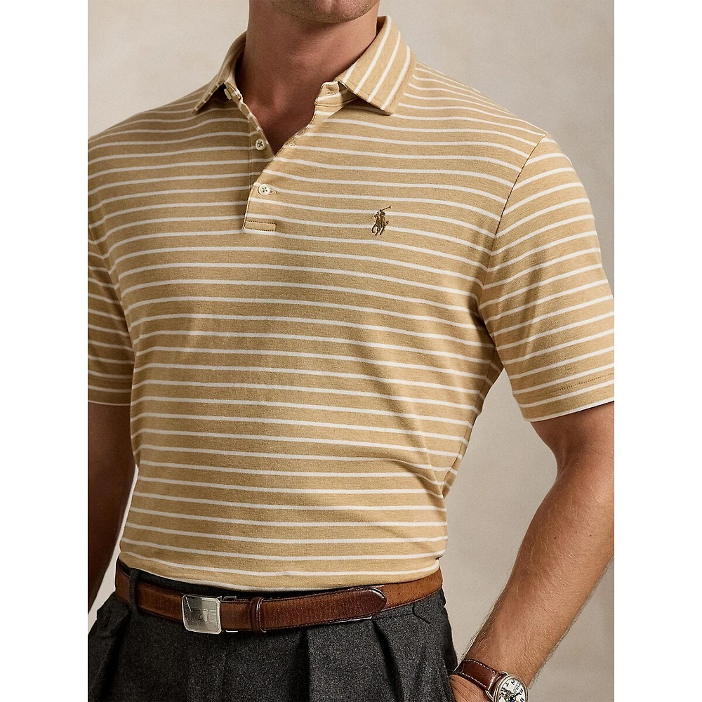 Classic-Fit Soft Cotton Polo Shirt