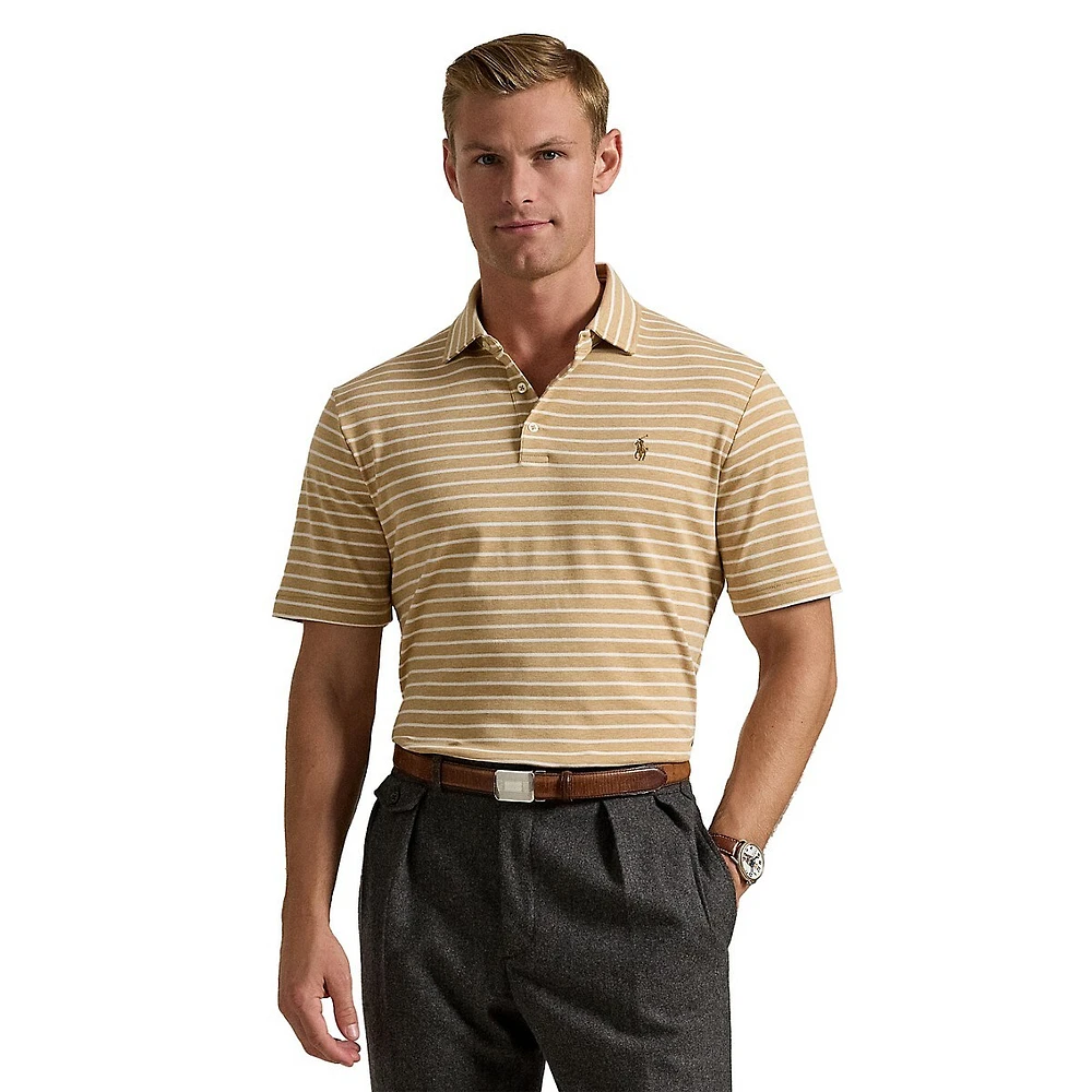 Classic-Fit Soft Cotton Polo Shirt