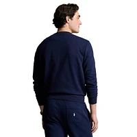 Sweat-shirt en polaire avec appliqué signature