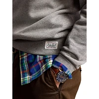 Signature Appliqué Fleece Sweatshirt