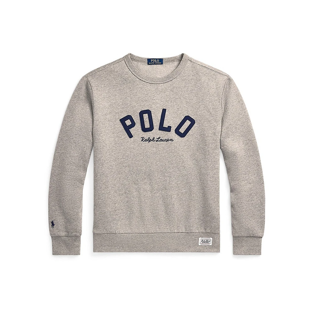 Signature Appliqué Fleece Sweatshirt