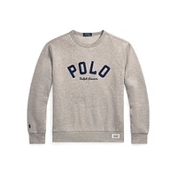 Signature Appliqué Fleece Sweatshirt