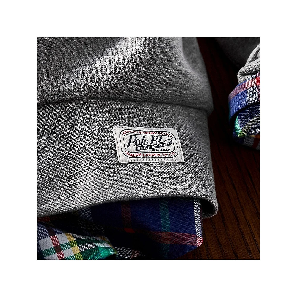 Signature Appliqué Fleece Sweatshirt