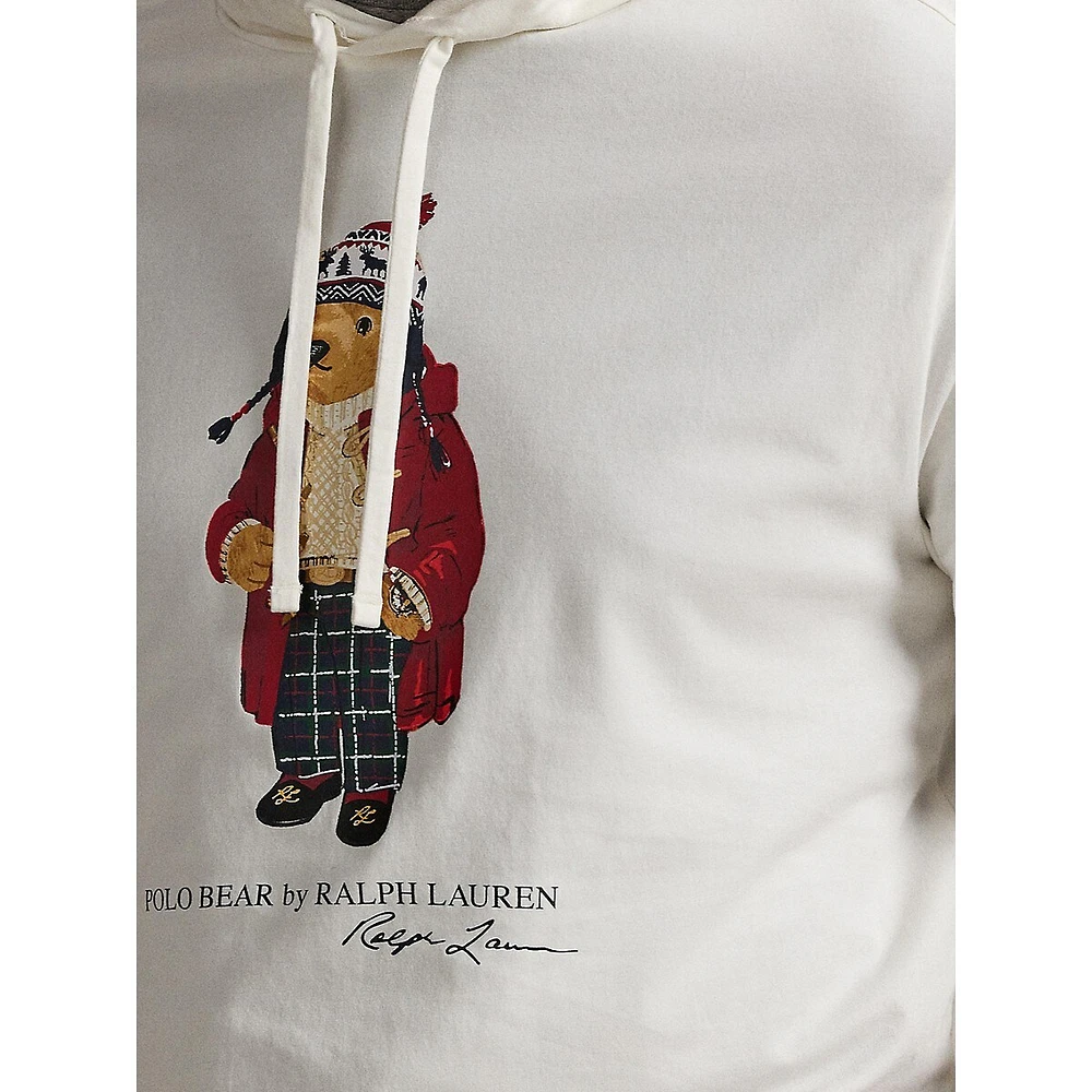 Big & Tall Polo Bear Jersey Hooded T-Shirt