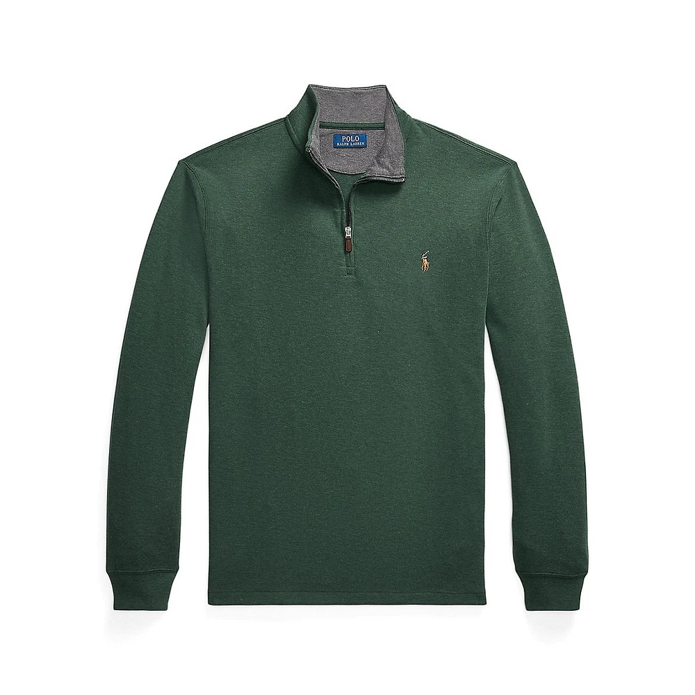 Big & Tall Estate-Rib Quarter-Zip Pullover