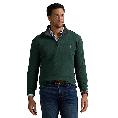 Big & Tall Estate-Rib Quarter-Zip Pullover