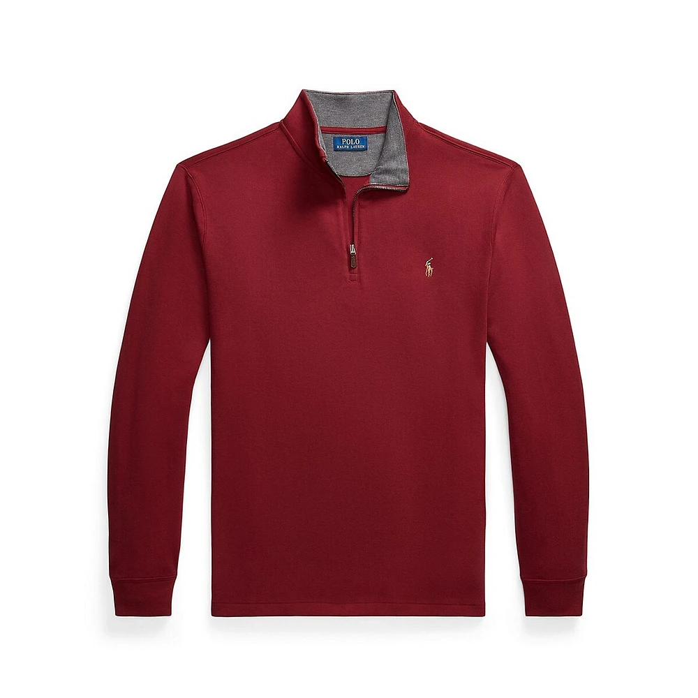 Big & Tall Estate-Rib Quarter-Zip Pullover