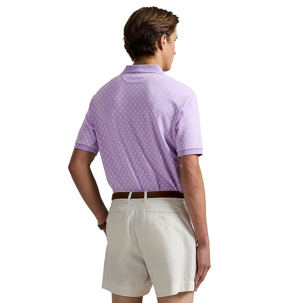 Polo en coton doux coupe classique