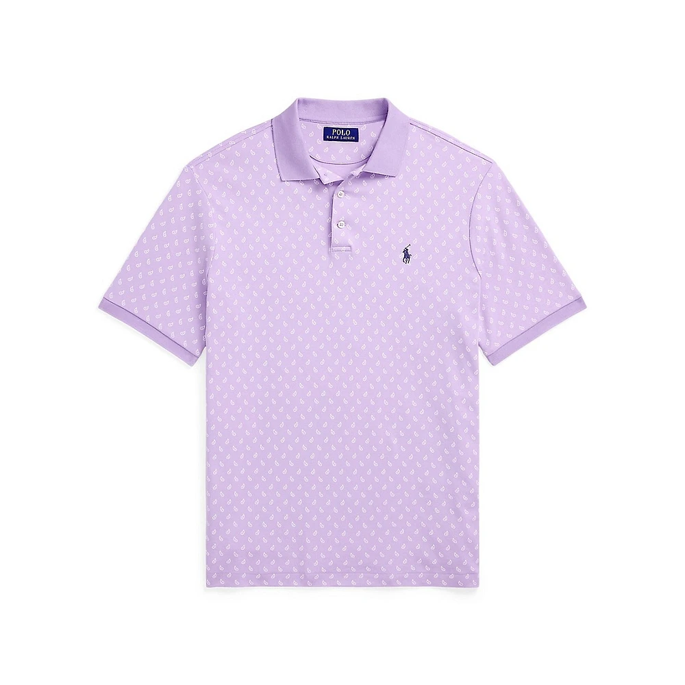 Polo en coton doux coupe classique