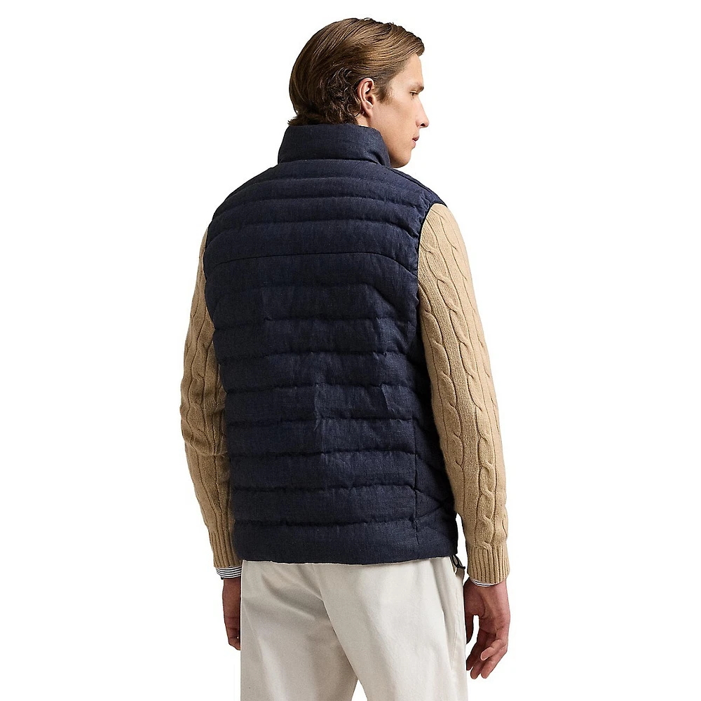The Colden Linen & Down-Alternative Vest