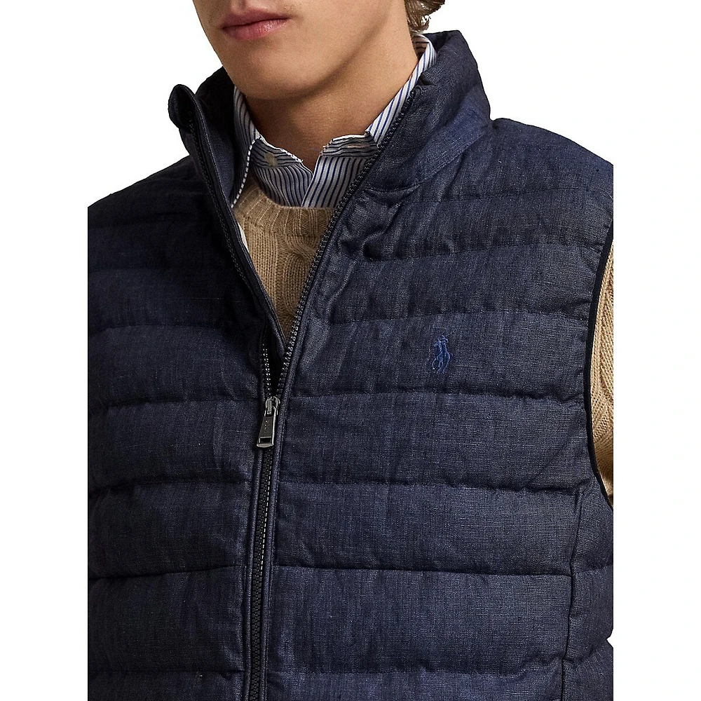 The Colden Linen & Down-Alternative Vest