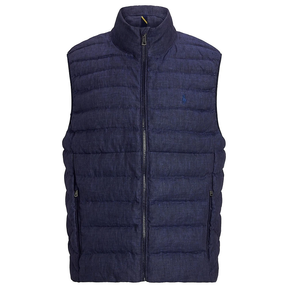 The Colden Linen & Down-Alternative Vest