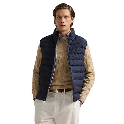 The Colden Linen & Down-Alternative Vest