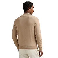 Hybrid Wool Full-Zip Sweater