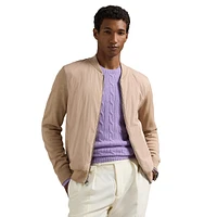 Hybrid Wool Full-Zip Sweater