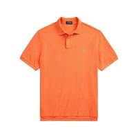 Classic-Fit Indigo Mesh Polo Shirt
