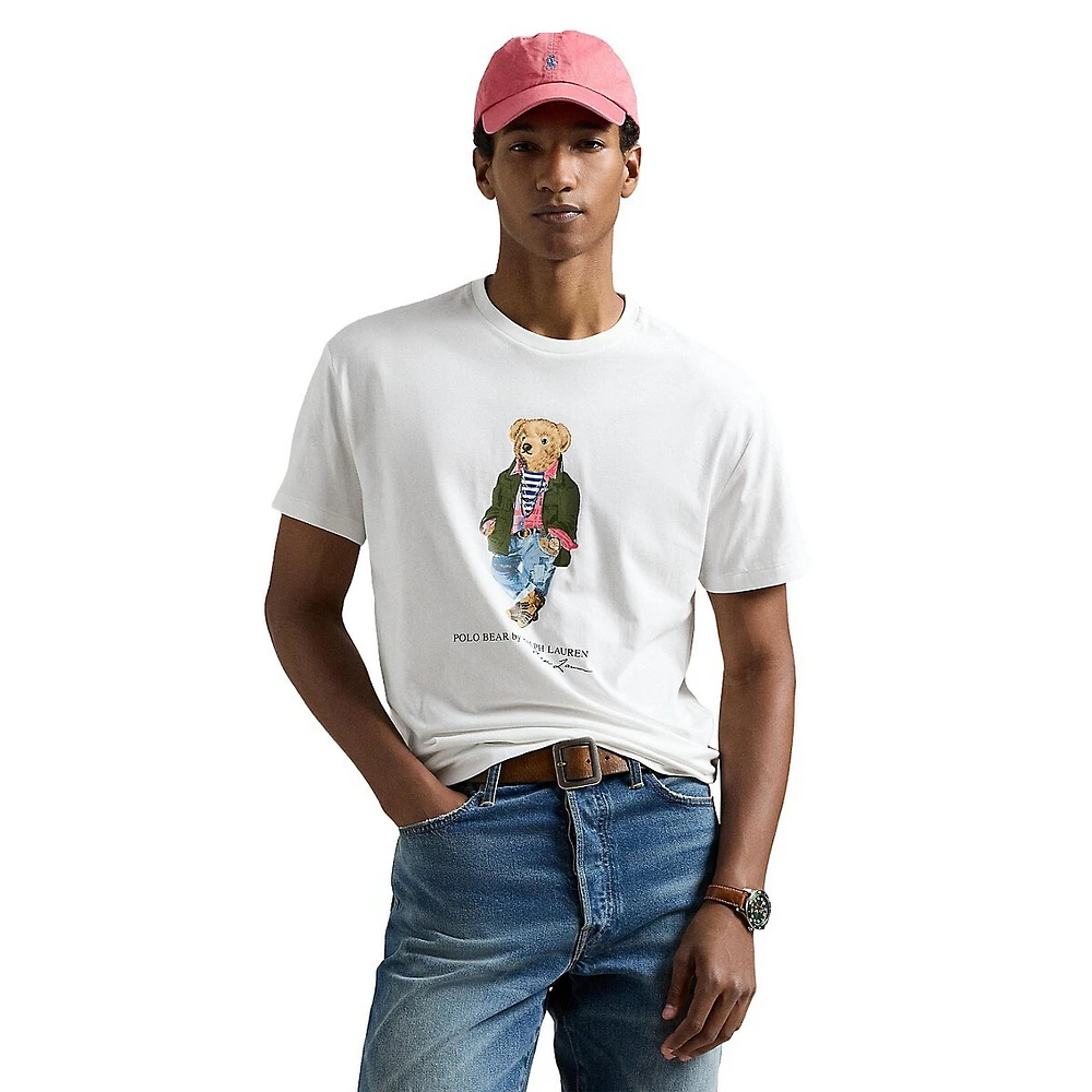 Classic-Fit Polo Bear Jersey T-Shirt