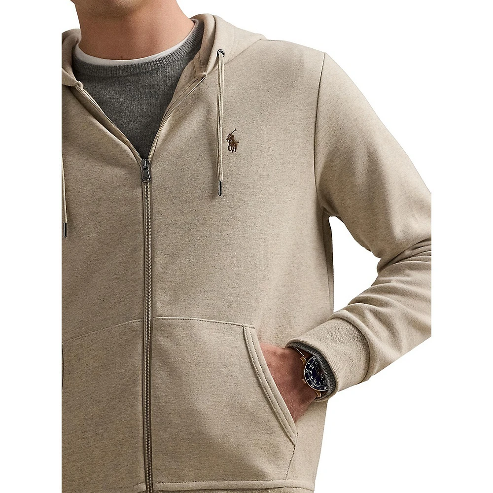 Double-Knit Full-Zip Hoodie