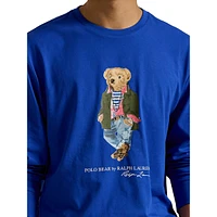 Classic-Fit Polo Bear Jersey Long-Sleeve T-Shirt