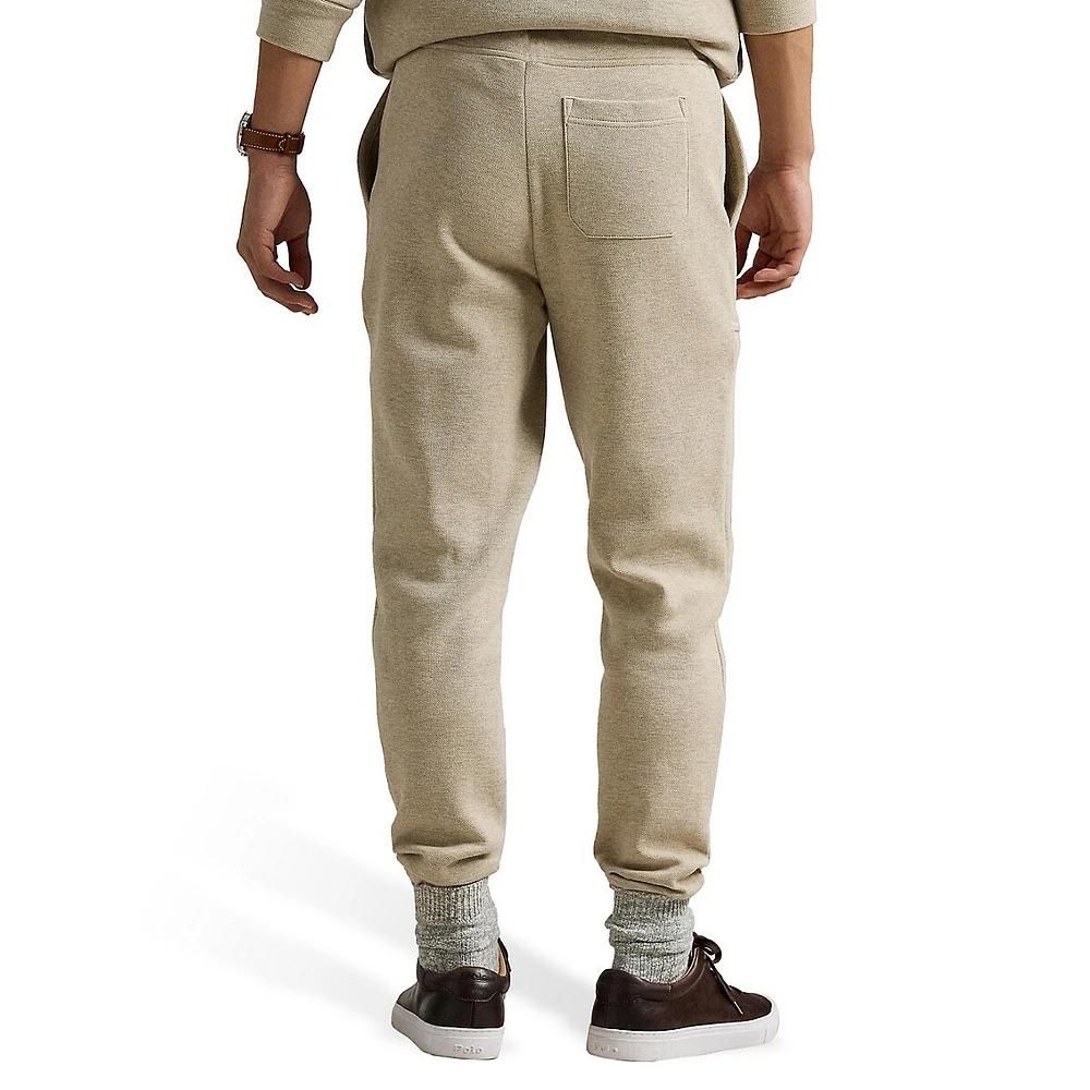 Double-Knit Mesh Jogger Pants