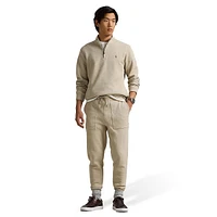 Double-Knit Mesh Jogger Pants