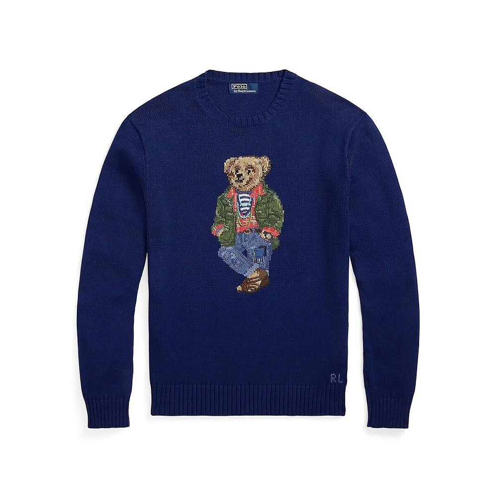 Polo Bear Cotton Sweater