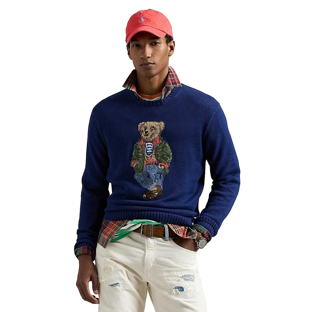 Polo Bear Cotton Sweater