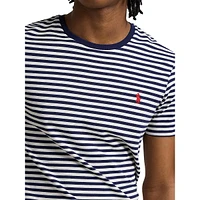 Custom Slim-Fit Striped Jersey T-Shirt