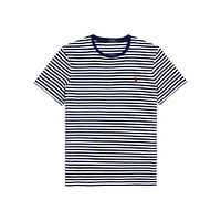 Custom Slim-Fit Striped Jersey T-Shirt