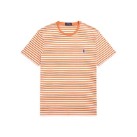 Custom Slim-Fit Striped Jersey T-Shirt