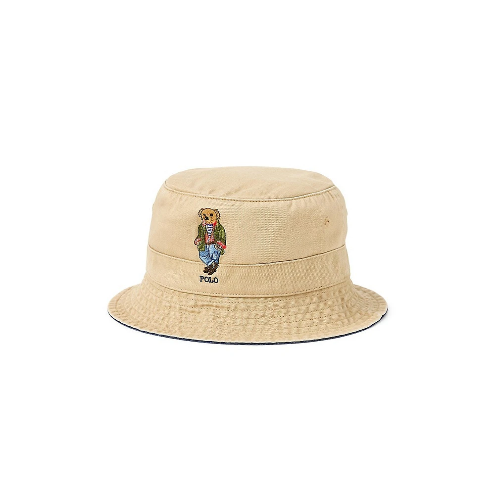 Polo Bear Twill Bucket Hat