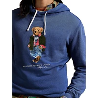 Polo Bear Garment-Dyed Fleece Hoodie