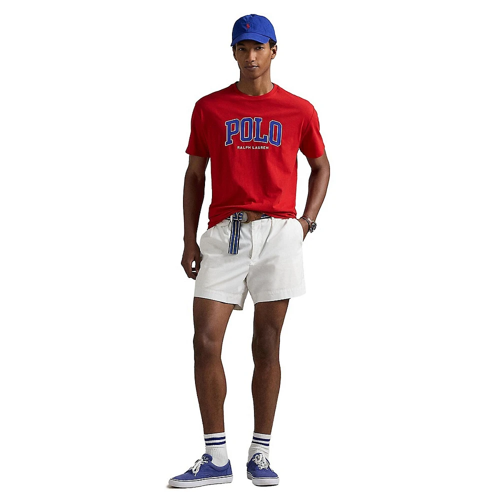 T-shirt en jersey coupe classique avec logo