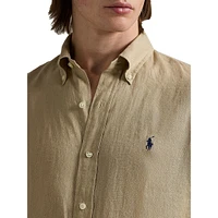 Classic-Fit Linen Shirt