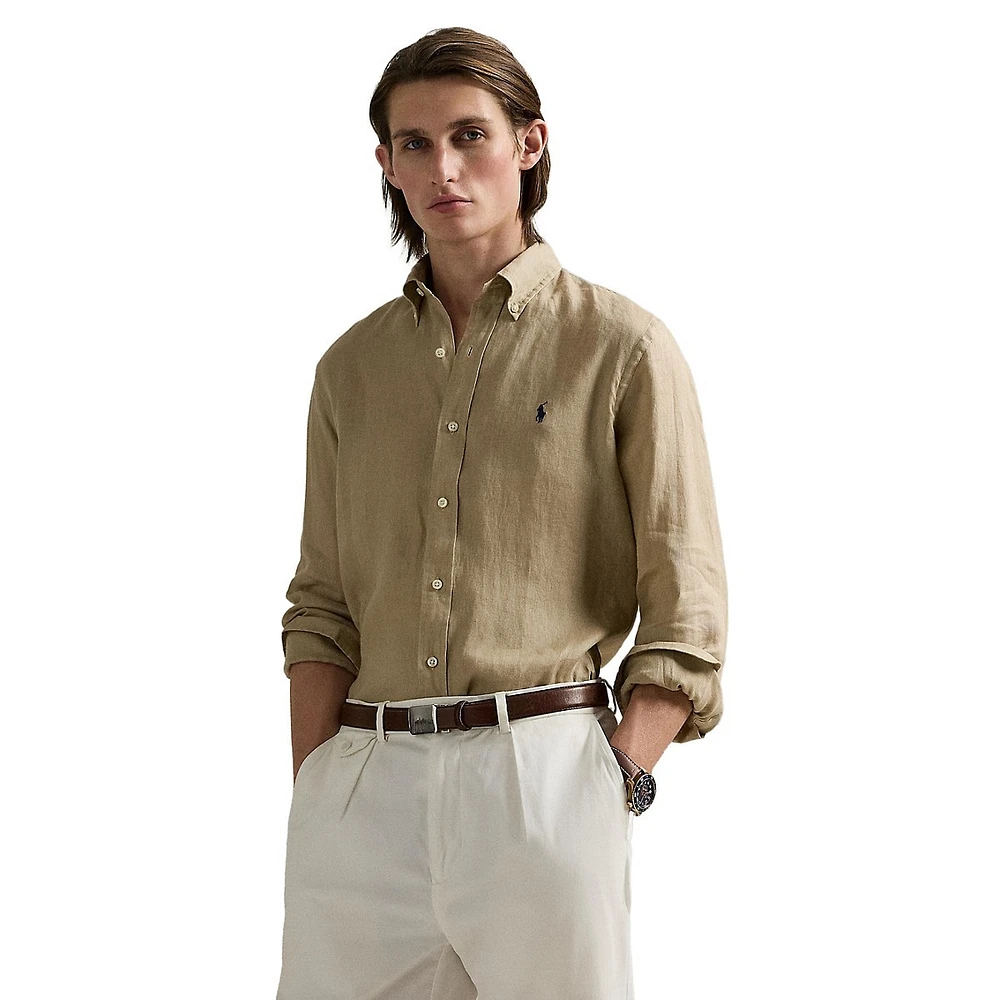 Classic-Fit Linen Shirt