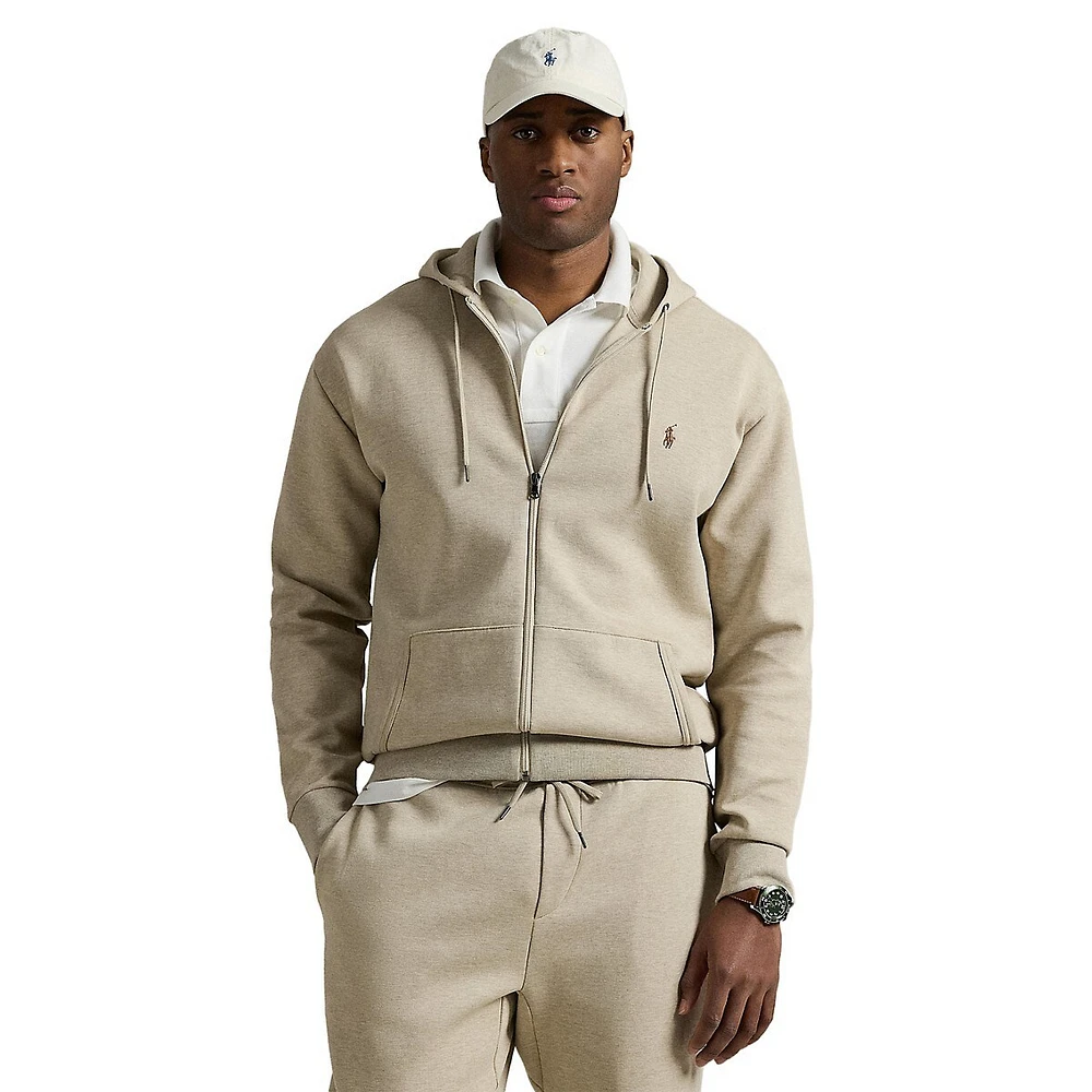 Big & Tall Double-Knit Full-Zip Hoodie