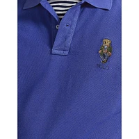 Big & Tall Polo Bear Garment-Dyed Mesh Shirt