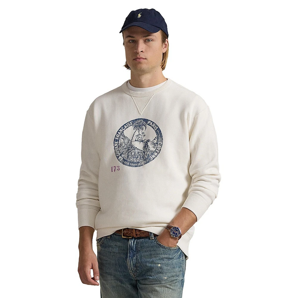 Big & Tall Print Fleece Sweatshirt