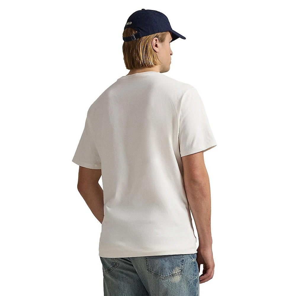 Big & Tall Embroidered Jersey T-Shirt