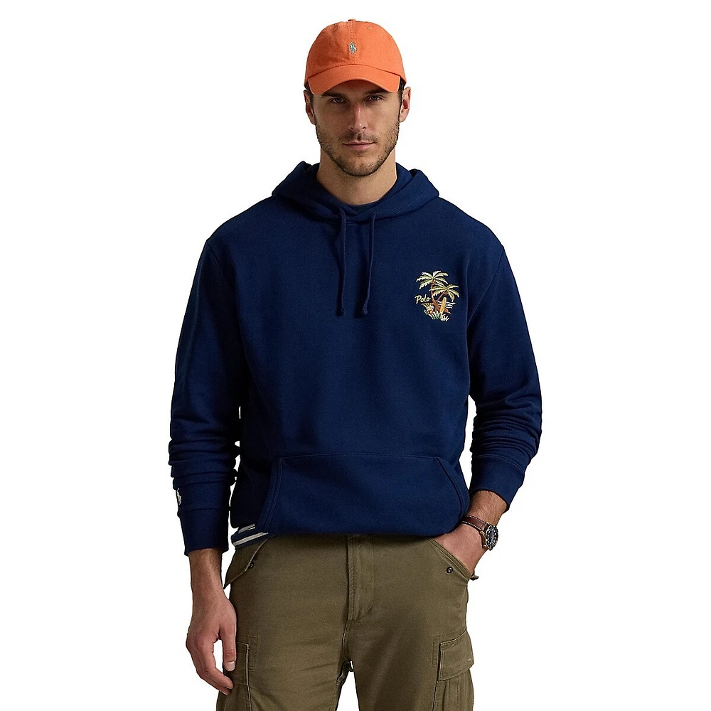 Big & Tall Tropical Loopback Fleece Hoodie