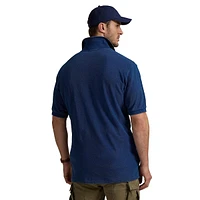 Big & Tall Indigo Mesh Polo Shirt